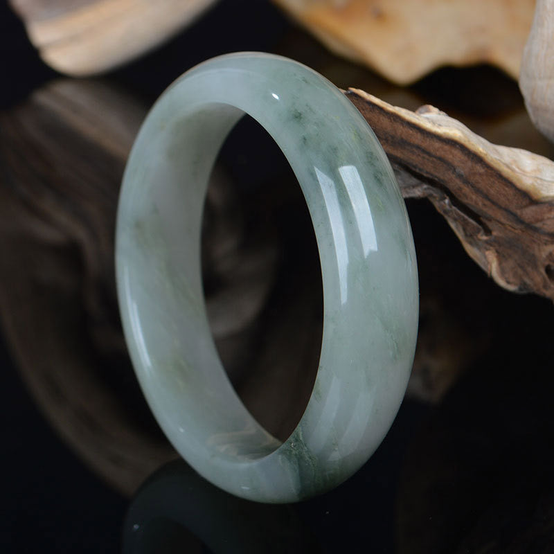 KarmaRipple's Authentic Jade Fortune Balancing Bangle Bracelet p1