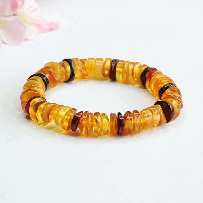 KarmaRipple's Amber Peace Buckle Confidence Bracelet p1