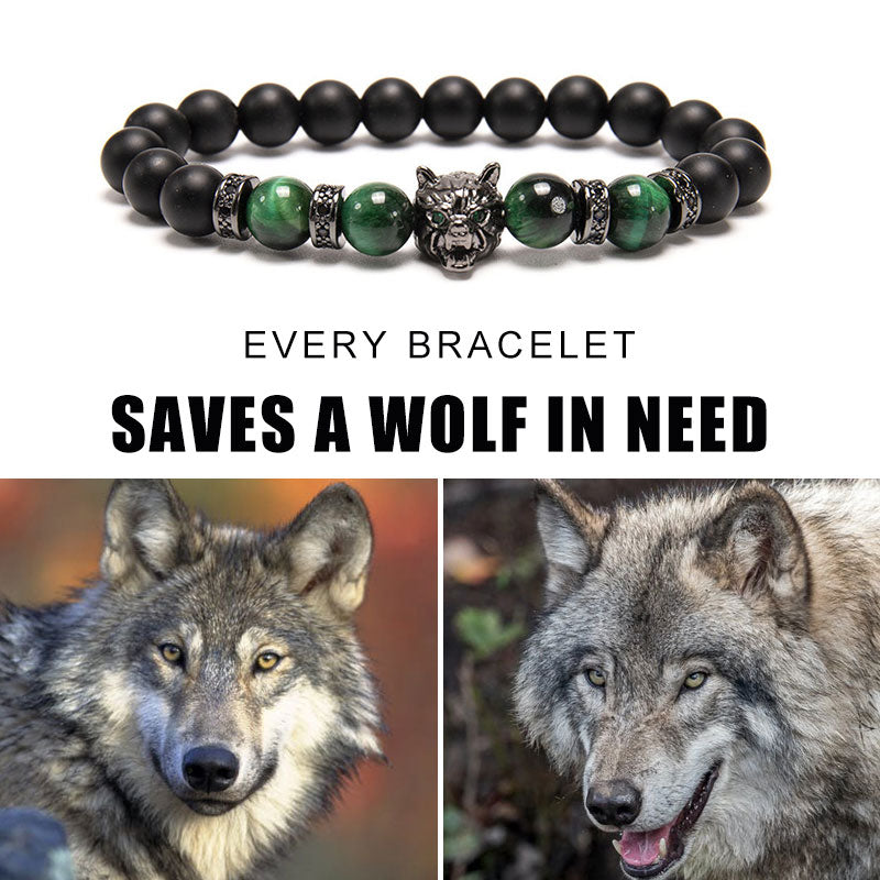 KarmaRipple's "Save A Wolf" Bracelet p1