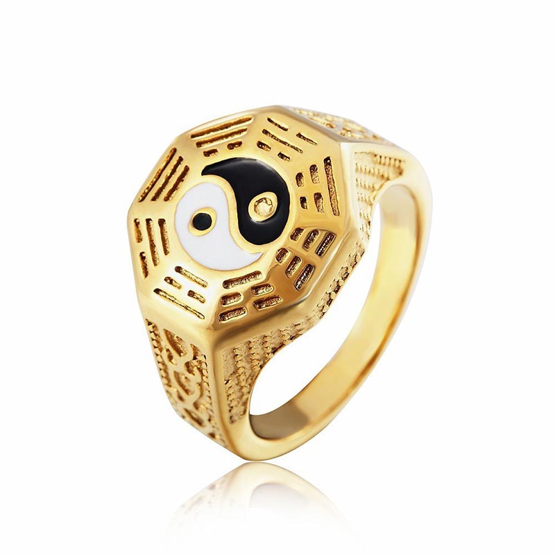KarmaRipple's Yin Yang Symbol Bronze Fortune Ring p1