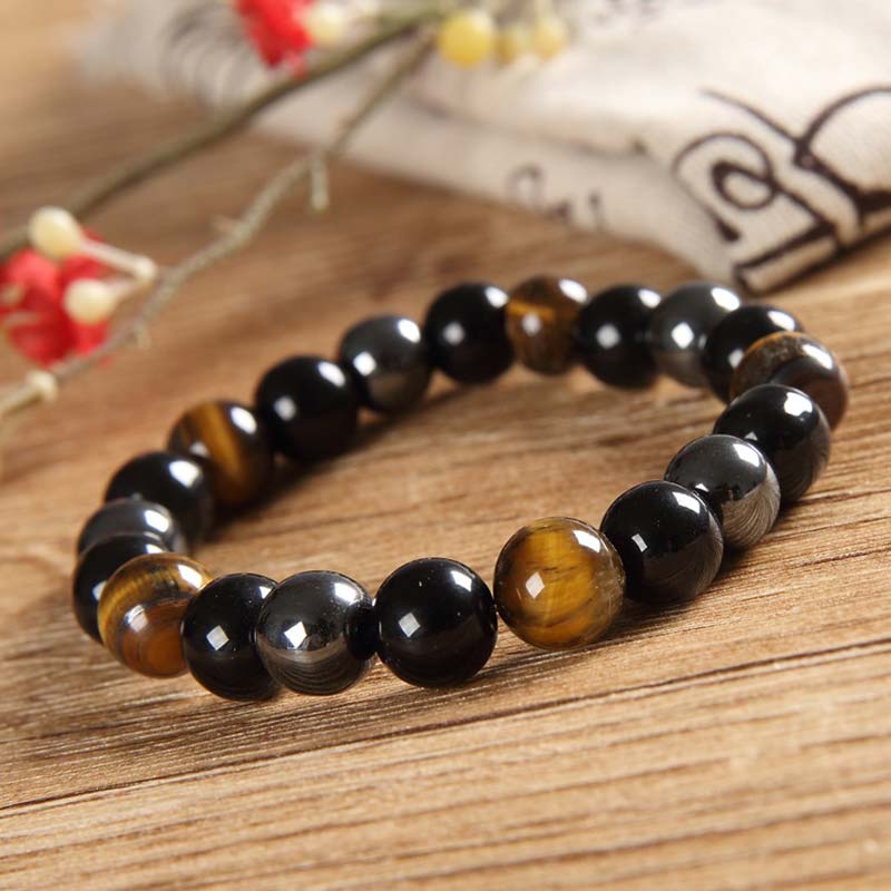 KarmaRipple's Tibetan Tiger's Eye Bracelet Pendant Set p7
