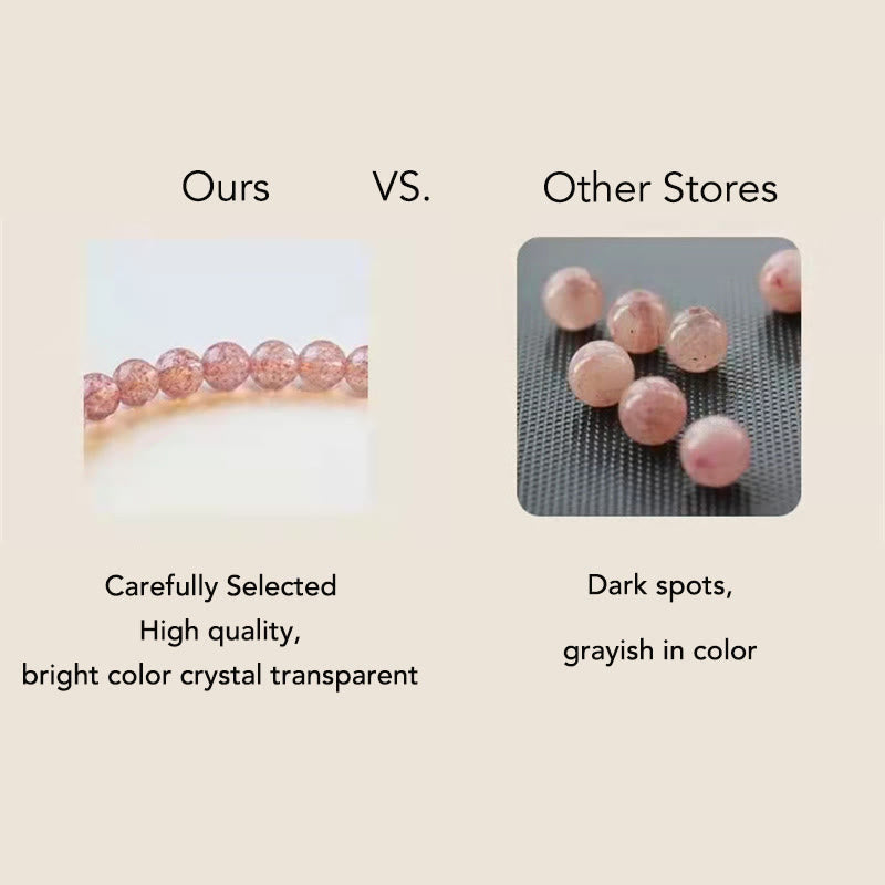 KarmaRipple's Authentic Strawberry Quartz Cinnabar Fortunate Koi Fish Balancing Bracelet p27