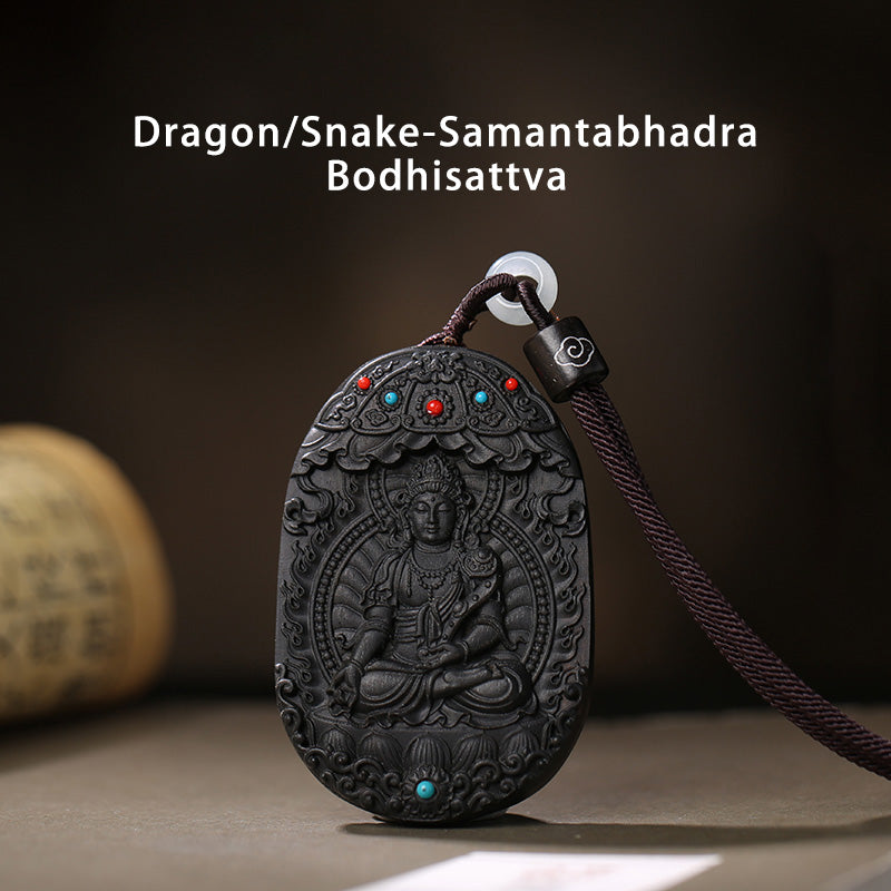 KarmaRipple's Chinese Zodiac Natal Buddha Agarwood Om Mani Padme Hum Lotus Peace Pendant Necklace p30