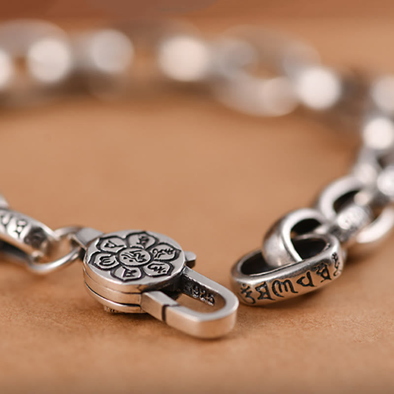 KarmaRipple's Om Mani Padme Hum Double Dorje Bronze Engraved Wisdom Bracelet p5