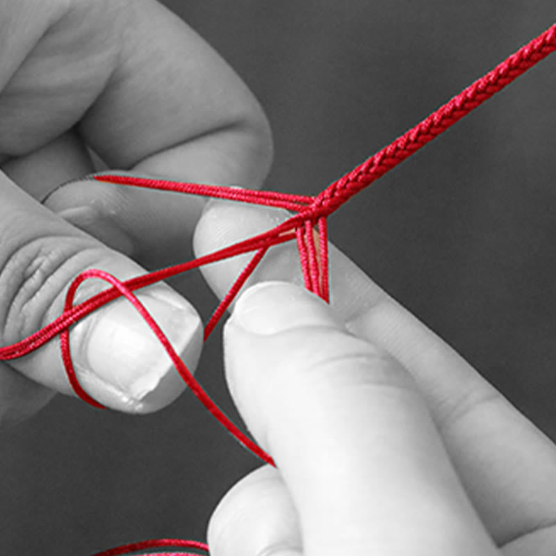 KarmaRipple's Handmade Tibetan Silver 925 Sterling Silver Zakiram Goddess of Wealth Camel Bone Protection Woven Bracelet p17