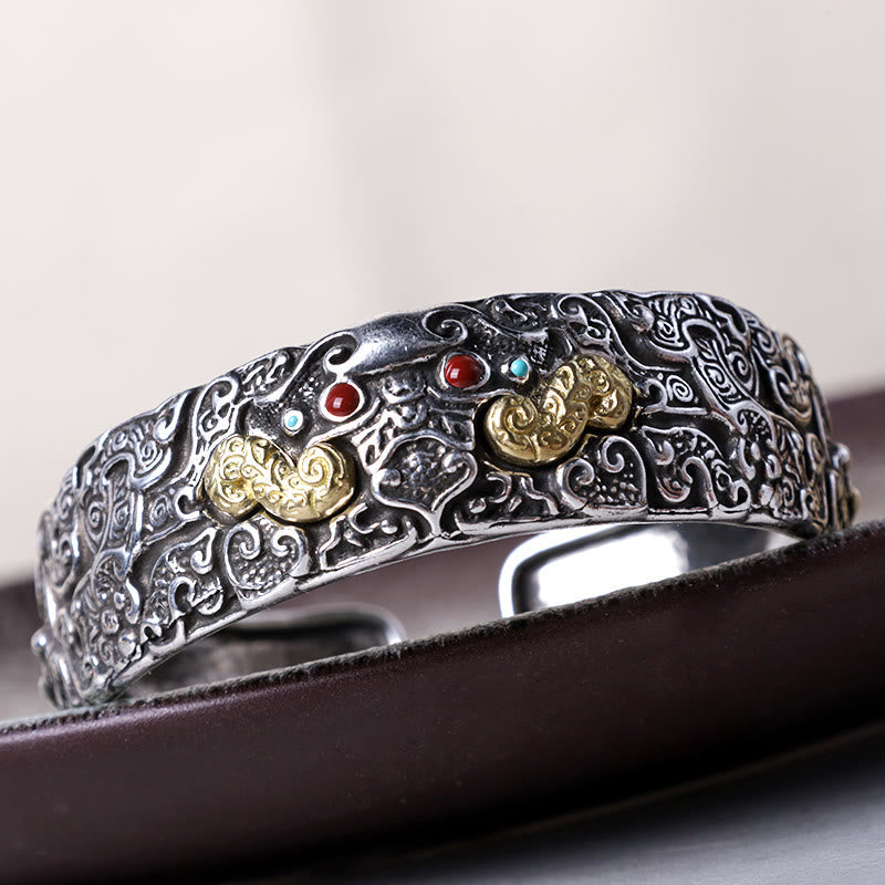 KarmaRipple's FengShui Engraving PiXiu Blessing Bracelet Bangle p4