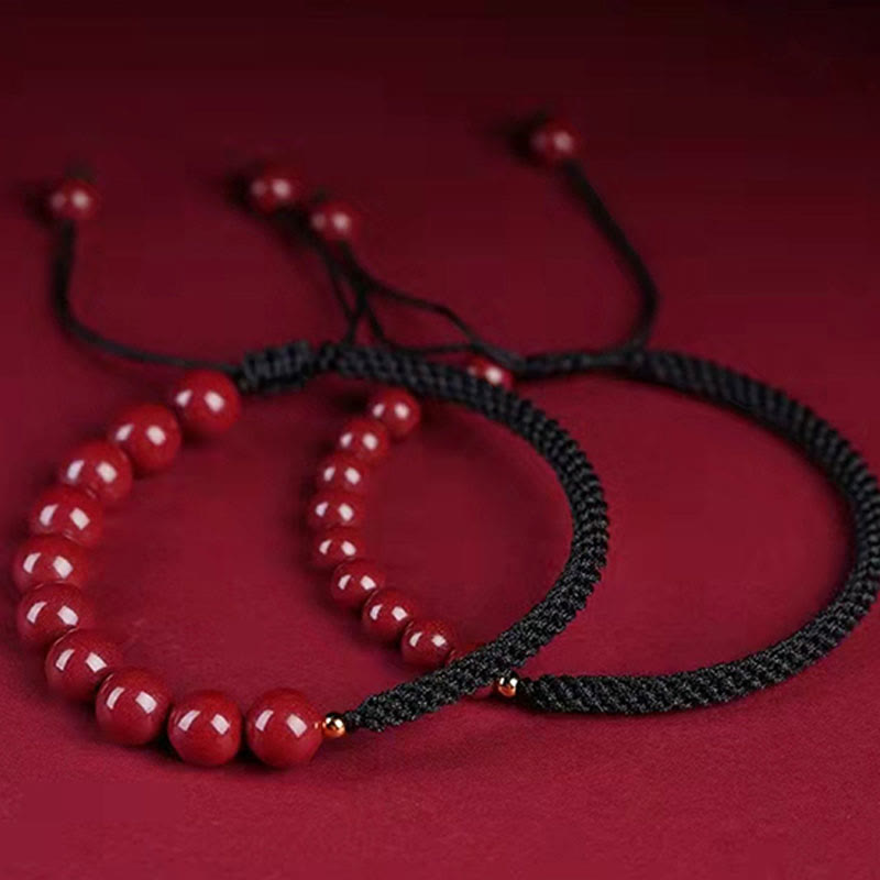 KarmaRipple's Authentic Cinnabar King Kong Weave Blessing String Bracelet p23