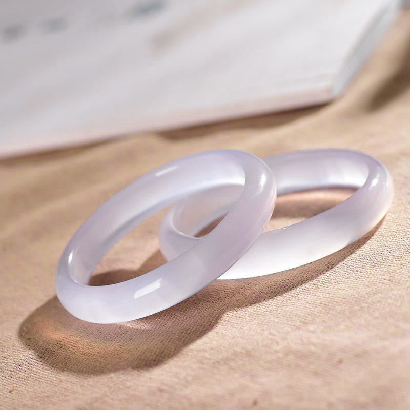 KarmaRipple's Authentic Purple Jade Soothing Protection Bracelet Bangle p4