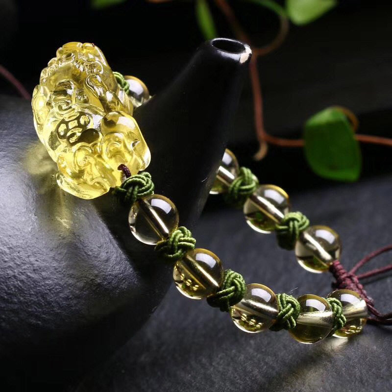 KarmaRipple's Authentic Citrine Pixiu Wealth Protection Bracelet p3