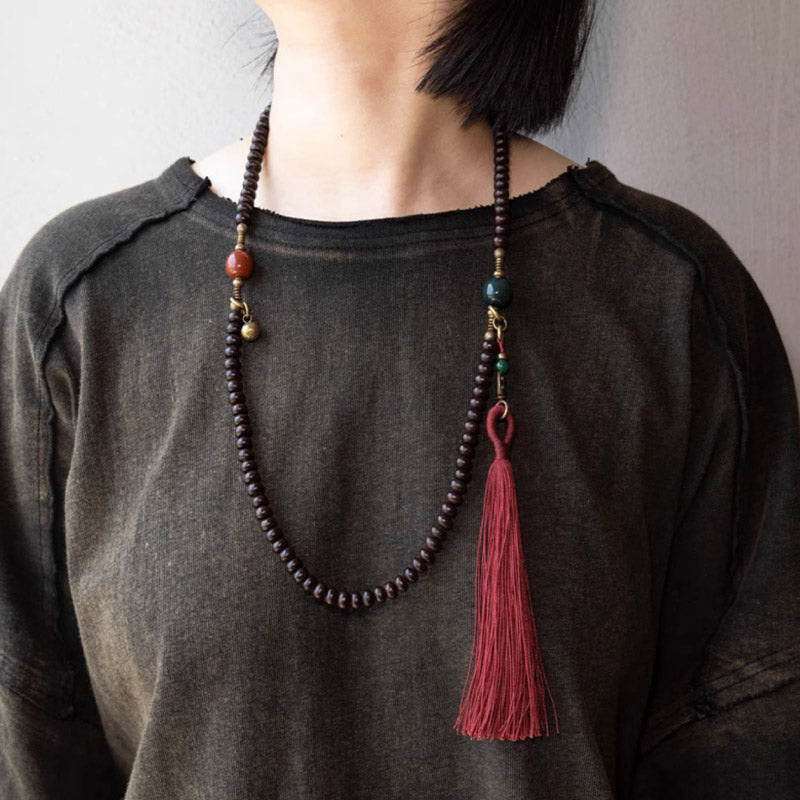 KarmaRipple's 108 Mala Beadwork Authentic Tibet Purple Bodhi Seed Auspiciousness Bracelet p12