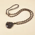 Ice Obsidian / Glass Bead Chain