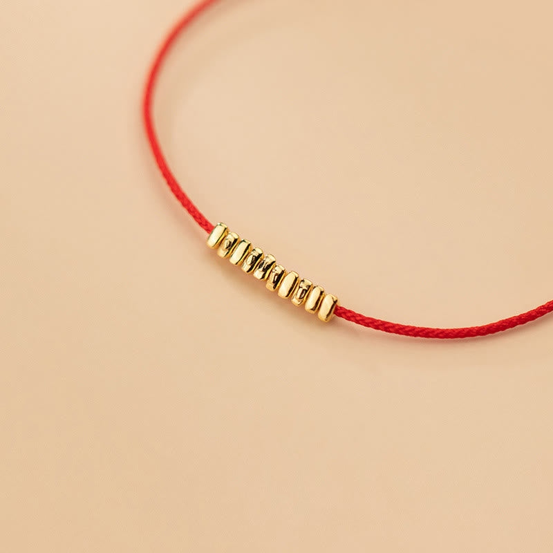 KarmaRipple's Handmade 925 Sterling Silver Small Pieces Protection Woven Ultra-Thin Rope Bracelet p7