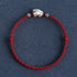 Large Rabbit Anklet(Circumference 18-30cm) / Dark Red