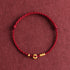Anklet(Circumference 18-30cm) / Dark Red