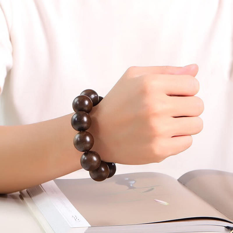 KarmaRipple's Tarakan Basic Floating On Water Agarwood Peace Bracelet p14