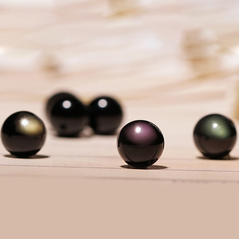 KarmaRipple's Authentic Black Obsidian Cinnabar Lotus Talisman Strength Fulfillment Bracelet p10