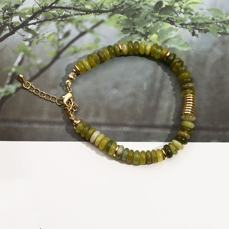 KarmaRipple's Gild Cyan Jade Success Balancing Bracelet p4