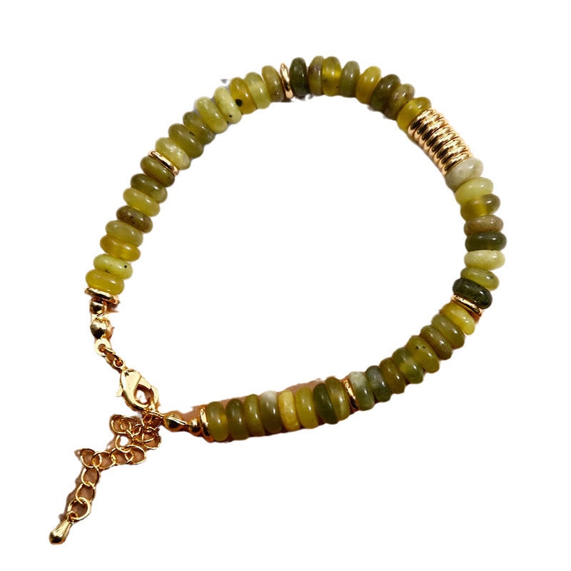 KarmaRipple's Gild Cyan Jade Success Balancing Bracelet p10