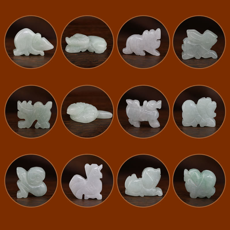 KarmaRipple's Chinese Zodiac Peach Wood Blessing Red String Belly Chain p6