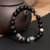 Black Obsidian Eagle's Eye Stone(Wrist Circumference 14-17cm)