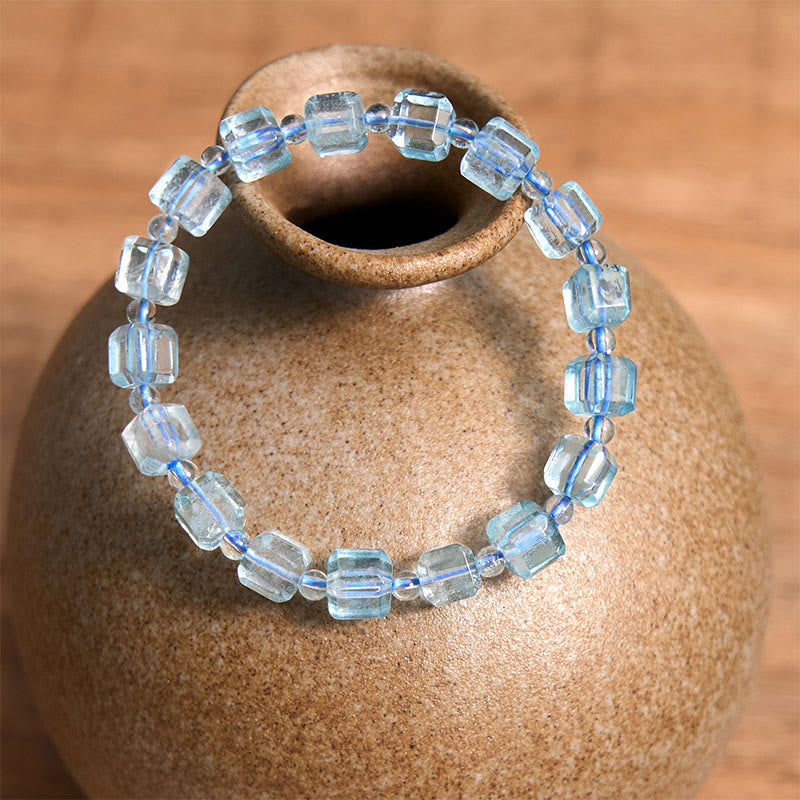 KarmaRipple's Blue Topaz Clarity Bracelet p4