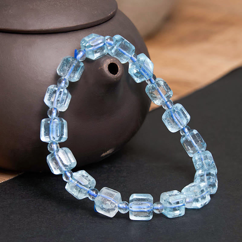 KarmaRipple's Blue Topaz Clarity Bracelet p2