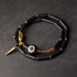Black Onyx Copper Dzi Bead(Wrist Circumference: 17-17.5cm)