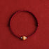 Dark Red Rope / 8mm / Anklet(Circumference 17-30cm)