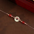 Hetian Jade 925 Sterling Silver Plated Rose Gold / Wrist Circumference: 14-17cm