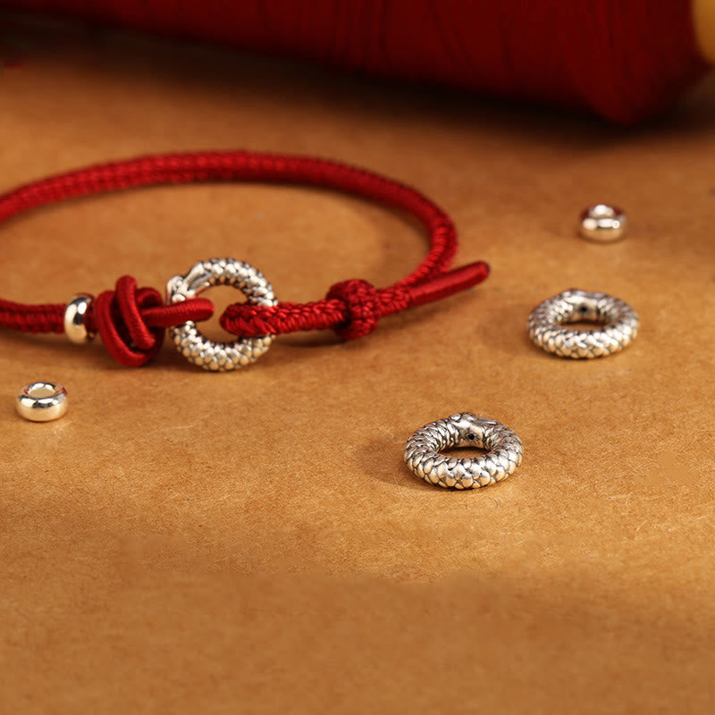 KarmaRipple's 999 Sterling Silver Year Of The Dragon Peace Buckle Fortune Bracelet p18