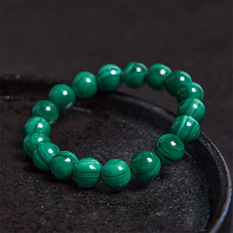 KarmaRipple's Authentic Malachite Protection Calmness Bracelet p2