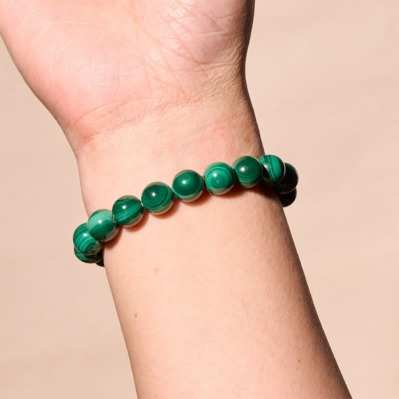 KarmaRipple's Authentic Malachite Protection Calmness Bracelet p4