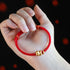 Red String 999 Sterling Silver Gold Snake