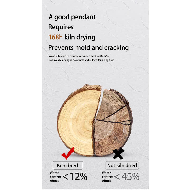 KarmaRipple's Peach Wood Cinnabar Om Mani Padme Hum Chinese Zodiac Black String Pendant Pendants p12