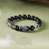 Ebony Wood Black Rutilated Quartz(Wrist Circumference: 18-20cm)