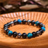Blue Tiger Eye Obsidian Hematite(Wrist Circumference: 14-18cm)