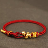 KarmaRipple's 999 Gold Year of the Snake Handcrafted Strength?Bracelet