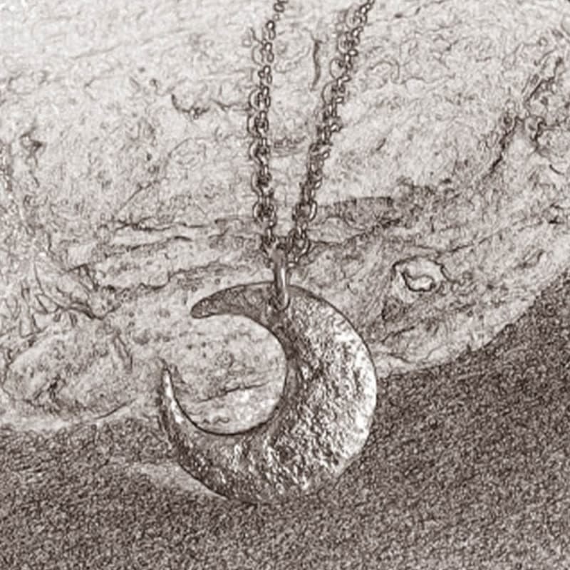 KarmaRipple's 999 Sterling Silver Moon Balance Pendant Necklace p6