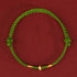 999 Gold Anklet(Circumference 19-23cm) / Green Rope
