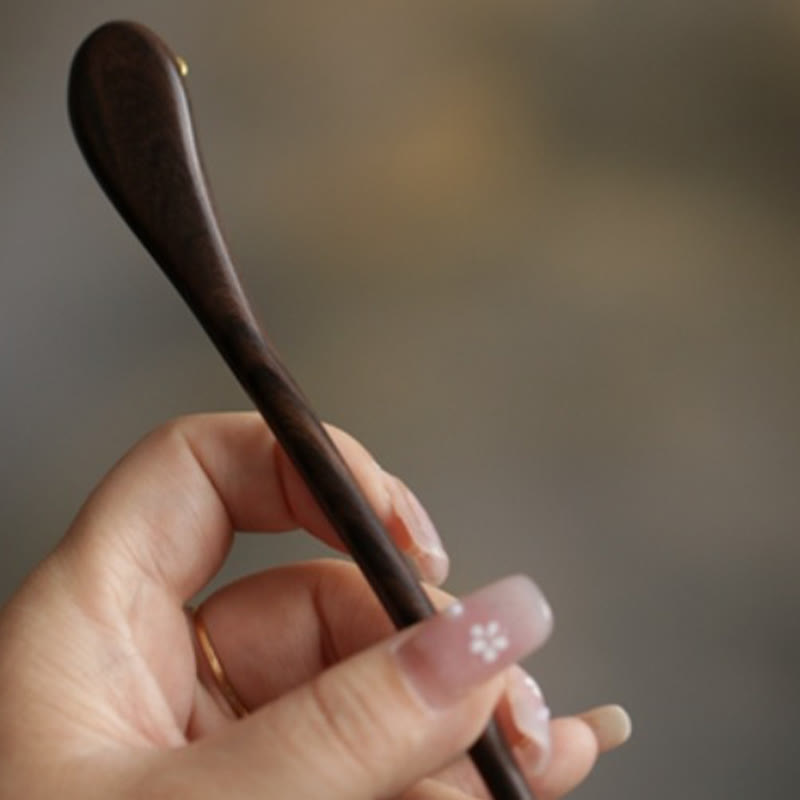 KarmaRipple's Auspicious Cloud Sandalwood Rabbit Protection Hairpin p25