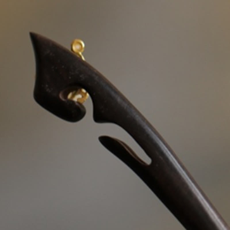 KarmaRipple's Auspicious Cloud Sandalwood Rabbit Protection Hairpin p32