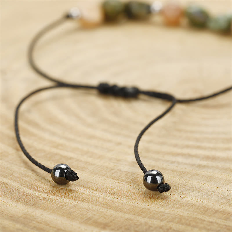 KarmaRipple's You Are Amazing Rhyolite Sun Stone'sitive Bracelet p11