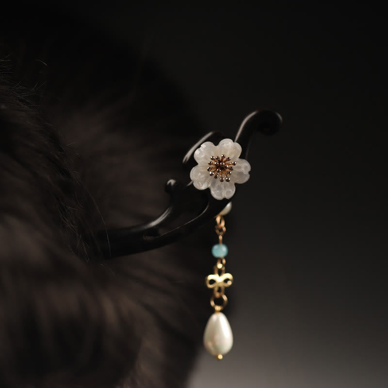 KarmaRipple's Ebony Flower Butterfly Blessing Hairpin p3