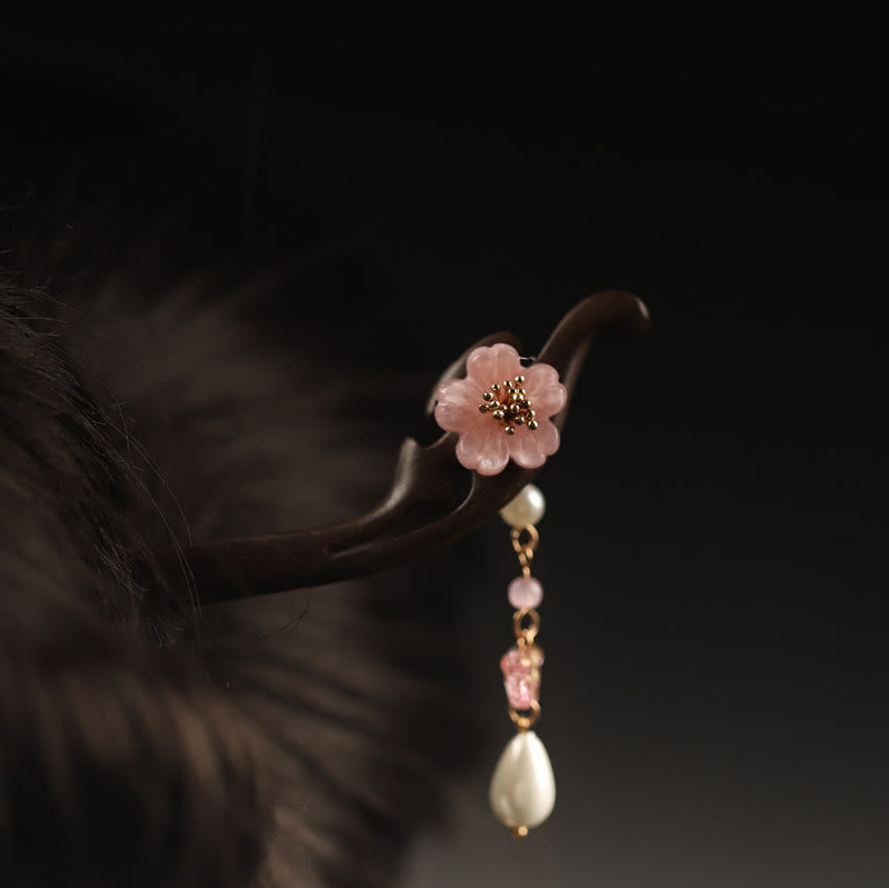 KarmaRipple's Ebony Flower Butterfly Blessing Hairpin p10
