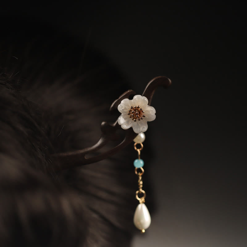 KarmaRipple's Ebony Flower Butterfly Blessing Hairpin p12