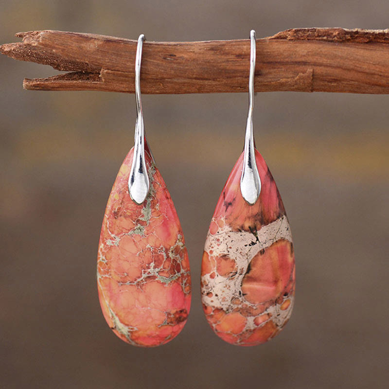 KarmaRipple's Emperor Stone Balancing Gemstone Earrings p14
