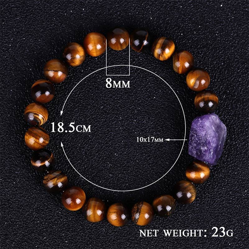 KarmaRipple's Tibetan Tiger's Eye Stone Protection Bracelet p6