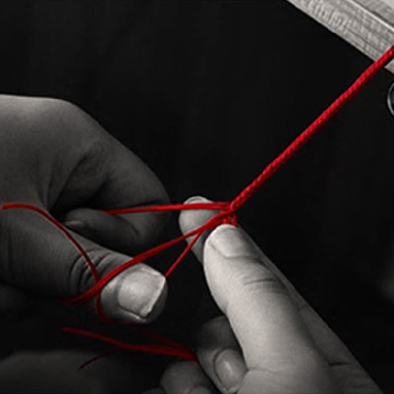 KarmaRipple's 999 Gold Fortune Protection Koi Fish Handmade Woven String Bracelet p18