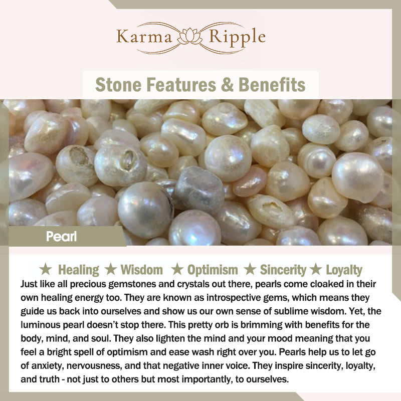 KarmaRipple's Pearl Zircon Wealth Talisman Pendant Necklace p17