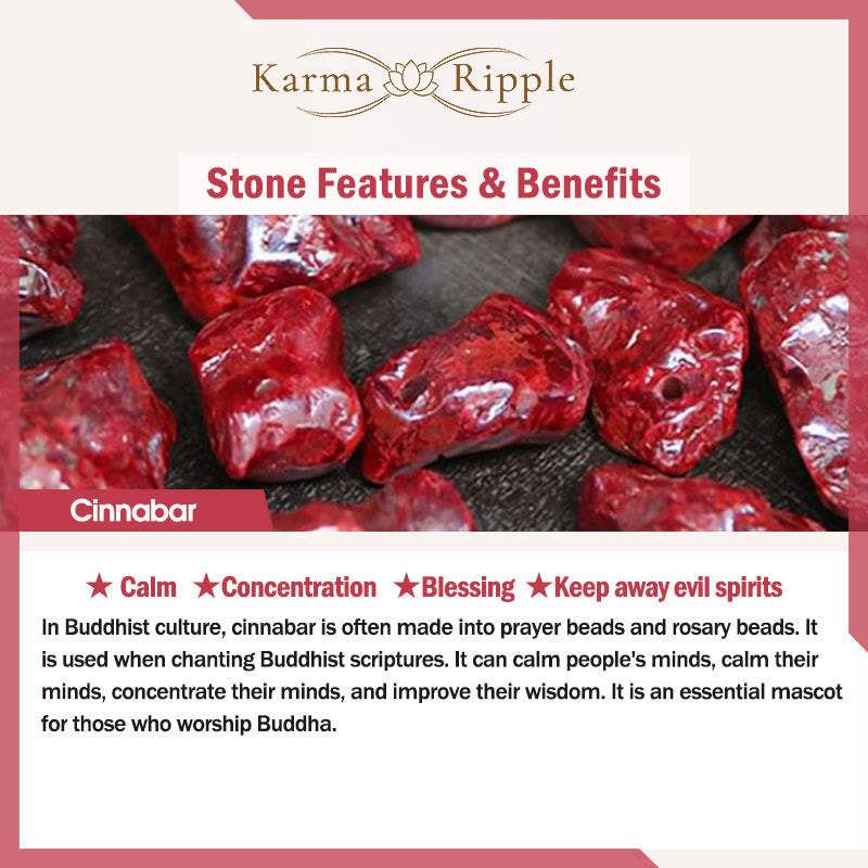 KarmaRipple's Garnet Cinnabar Fortunate Bead PiXiu Om Mani Padme Hum Rose Protection Ring p20